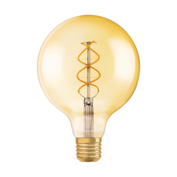 ΛΑΜΠΑ LED EDISON GLOBE, 1906, 05,00W GOLD - ΜΕΓΑΛΟ ΣΠΕΙΡΩΜΑ 27 - ΘΕΡΜΟ ΛΕΥΚΟ ΦΩΣ 820 (45262)