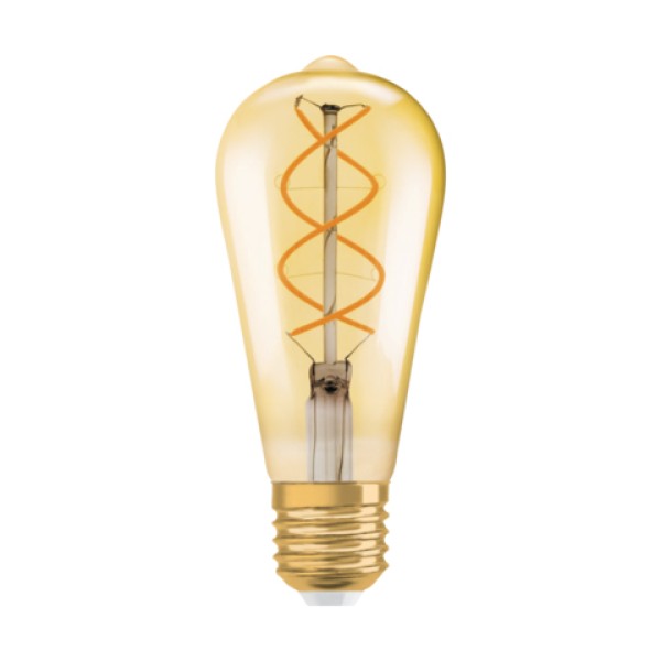 ΛΑΜΠΑ LED EDISON GLOBE, 1906, 05,00W GOLD - ΜΕΓΑΛΟ ΣΠΕΙΡΩΜΑ 27 - ΘΕΡΜΟ ΛΕΥΚΟ ΦΩΣ 820 (45263)