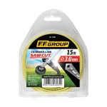 ΝΗΜΑ ΜΕΣΙΝΕΖΑΣ SAW CUT ΤΕΤΡΑΓΩΝΟ ΟΔΟΝΤΩΤΟ, 3,3mmX45mX1LB, FF GROUP (46090)