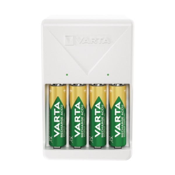 ΦΟΡΤΙΣΤΗΣ ΤΣΕΠΗΣ ΓΙΑ 4 ΕΠΑΝΑΦΟΡΤΙΖΟΜΕΝΕΣ ΜΠΑΤΑΡΙΕΣ, VARTA (49356) ΗΛΕΚΤΡΟΛΟΓΙΚΟ ΥΛΙΚΟ