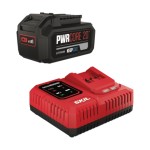 ΓΩΝΙΑΚΟΣ ΤΡΟΧΟΣ SKIL 3930CA +(1x4,0Ah) +ΤΑΧΥΦΟΡΤΙΣΤΗΣ, 20V ΗΛΕΚΤΡΙΚΑ ΕΡΓΑΛΕΙΑ