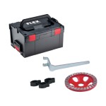 ΤΡΙΒΕΙΟ ΜΠΕΤΟΝ 1.600W, LD-16-8-125-R-Kit-TurboJet-II +ΒΑΛΙΤΣΑ, FLEX -SP ΗΛΕΚΤΡΙΚΑ ΕΡΓΑΛΕΙΑ