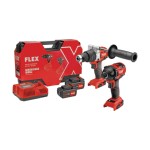 18V - ΣΕΤ ΔΡΑΠ/ΒΙΔΟ ΚΡ. PD-2G-18.0-ECFS55 + ΚΑΤΣ. ΠΑΛΜ. ID-1/4"-18.0-EC+(2x5,0Ah)+ΤΑΧΥΦΟΡΤ.+ΒΑΛ.,FLEX Ηλεκτρικά Εργαλεία