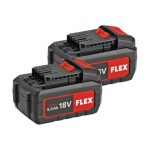 18V - ΣΕΤ ΔΡΑΠ/ΒΙΔΟ ΚΡ. PD-2G-18.0-ECFS55 + ΚΑΤΣ. ΠΑΛΜ. ID-1/4"-18.0-EC+(2x5,0Ah)+ΤΑΧΥΦΟΡΤ.+ΒΑΛ.,FLEX Ηλεκτρικά Εργαλεία