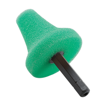 ΣΦΟΥΓΓΑΡΙ ΓΥΑΛΙΣΜΑΤΟΣ ΚΩΝΙΚΟ 35mm ΠΡΑΣΙΝΟ, 5 ΤΜΧ PK-G 35 HEX VE5