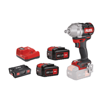 ΜΠΟΥΛΟΝΟΚΛΕΙΔΟ ΜΠΑΤΑΡΙΑΣ FLEX - ΣΕΤ IW 1/2" 750 18.0-EC/5.0 ΗΛΕΚΤΡΙΚΑ ΕΡΓΑΛΕΙΑ