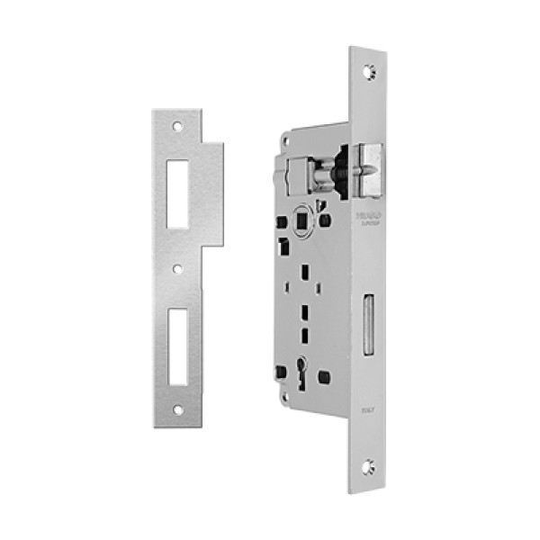 ΚΛΕΙΔΑΡΙΑ ΜΕΣΟΠΟΡΤΑΣ HUGO Κ45-75, ΟΡΘΟΓΩΝΙΑ ΠΛΑΚΑ ΜΕ ΑΥΤΙ, ΧΡΥΣΗ (60046)