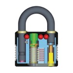 ΛΟΥΚΕΤΟ HUGO GTS-PRO 50 ΜΑΣΙΦ ΑΤΣΑΛΙ,  ΜΕ 3 ΚΛΕΔΙΑ (60240) ΕΙΔΗ ΚΙΓΚΑΛΕΡΙΑΣ