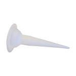 ΜΥΤΗ ΓΙΑ ΠΙΣΤΟΛΙ 19mm, PP ΠΛΑΣΤΙΚΟ ΛΕΥΚΟ BENMAN (70103)