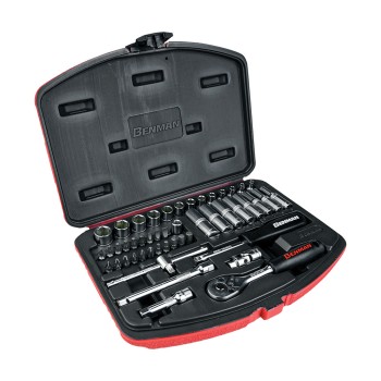 ΚΑΣΣΕΤΙΝΑ ΣΕΤ 48τεμ  ΚΑΡΥΔΑΚΙΑ BENMAN 1/4'' (70241)