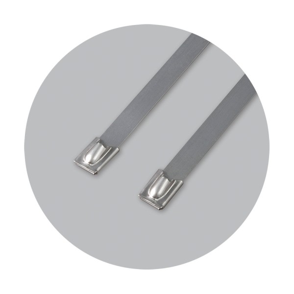 ΔΕΜΑΤΙΚΑ ΑΝΟΞΕΙΔΩΤΑ (SS316) ΜΕ ΜΠΙΛΙΑ, BENMAN, 300x4.5mm (100τμχ) (70880)