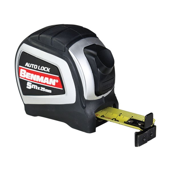 ΜΕΤΡΟ ΡΟΛΟ AUTO LOCK, 2ης ΟΨΗΣ, ΜΑΓΝΗΤΙΚΟ, BENMAN, 8m X 25mm (70963) ΕΡΓΑΛΕΙΑ ΧΕΙΡΟΣ