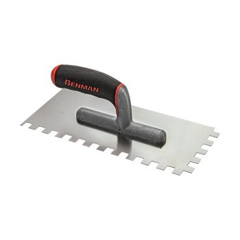 ΜΥΣΤΡΙ ΠΛΑΚΑΔΩΝ INOX, ΠΛΑΣΤΙΚΗ ΛΑΒΗ 130x280, ΔΟΝΤΙ 08X08, BENMAN (70989)