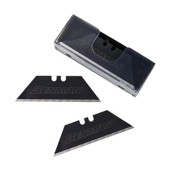 ΛΑΜΕΣ ΜΑΥΡΕΣ ΓΙΑ ΚΟΦΤΗ ΜΟΚΕΤΑΣ 60x19x0,6mm, BENMAN (10τμχ) (71081)