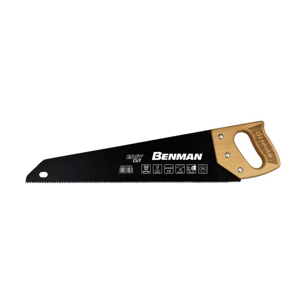 ΣΕΓΑΤΣΑ EASY CUT ΜΕ ΞΥΛΙΝΗ ΛΑΒΗ, 9TPI, 550mm, BENMAN (71093)