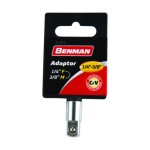 ΑΝΤΑΠΤΟΡΑΣ BENMAN 1/4'' ΘΗΛΥΚΟ - 3/8'' ΑΡΣΕΝΙΚΟ (71677)