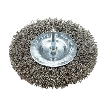 ΣΥΡΜΑΤΟΒΟΥΡΤΣΑ ΣΤΡΟΓΓΥΛΗ INOX Ø75, ΜΕ ΑΞΟΝΑΚΙ Ø06 BENMAN (72439)