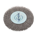 ΣΥΡΜΑΤΟΒΟΥΡΤΣΑ ΣΤΡΟΓΓΥΛΗ HIGH RPM Ø075 ΜΕ ΑΞΟΝΑΚΙ Ø06, (470.00) (74302)