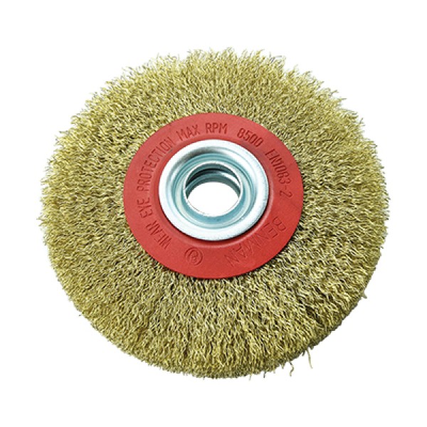 ΣΥΡΜΑΤΟΒΟΥΡΤΣΑ ΣΤΡΟΓΓΥΛΗ ΓΙΑ ΔΙΔΥΜΟ ΤΡΟΧΟ BENMAN Ø150x32 (488.00) (74327) ΗΛΕΚΤΡΙΚΑ ΕΡΓΑΛΕΙΑ