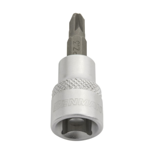 ΚΑΡΥΔΑΚΙ  3/8'', ΓΙΑ ΒΙΔΕΣ POZIDRIV PZ2, BENMAN (75088)