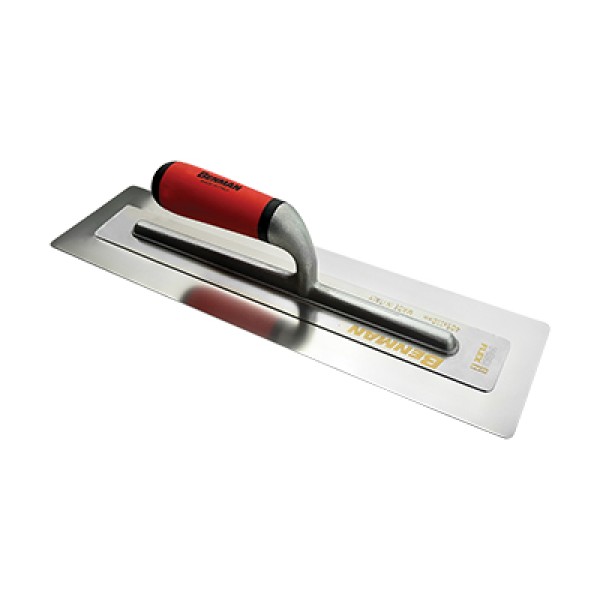 ΜΥΣΤΡΙ ΜΕΓΑΛΗΣ ΕΠΙΦΑΝΕΙΑΣ ΦΙΝΙΡΙΣΜΑΤΟΣ PRO FLEX INOX, ΠΛΑΣΤΙΚΗ ΛΑΒΗ, 405x110x0,3mm (16''), BENMAN (75203)