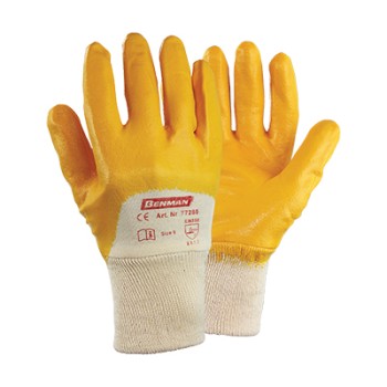 ΓΑΝΤΙΑ ΜΕ ΕΠΙΚΑΛΥΨΗ ΝΙΤΡΙΛΙΟΥ NBR, ΠΟΡΤΟΚΑΛΙ, 8''/Μ BENMAN (77288) Είδη Προστασίας