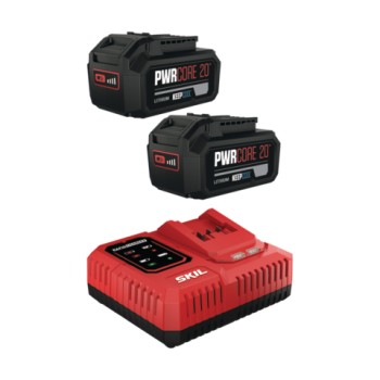 ΣΕΤ 3118BA, ΜΠΑΤΑΡΙΕΣ 2x5,0Ah +ΤΑΧΥΦΟΡΤΙΣΤΗΣ 6A, SKIL Red Ηλεκτρικά Εργαλεία