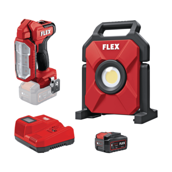 ΣΕΤ FLEX - ΠΡΟΒΟΛΕΙΣ ΕΡΓΑΣΙΑΣ LED ΜΠΑΤΑΡΙΑΣ CL 5000 10.8/18.0 & WL 1000 18.0  ΗΛΕΚΤΡΙΚΑ ΕΡΓΑΛΕΙΑ
