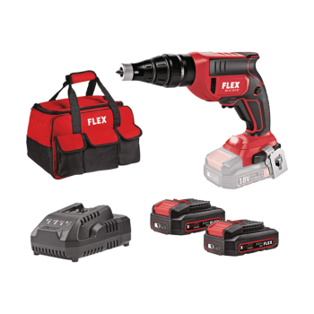 ΚΑΤΣΑΒΙΔΙ ΓΥΨΟΣΑΝΙΔΑΣ ΜΠΑΤΑΡΙΑΣ FLEX DW 45 18.0-EC/ 2.5 Set