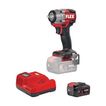 ΜΠΟΥΛΟΝΟΚΛΕΙΔΟ ΜΠΑΤΑΡΙΑΣ FLEX IW 1/2" 400 18.0-EC/ 5.0 Set ΜΠΟΥΛΟΝΟΚΛΕΙΔΑ ΜΠΑΤΑΡΙΑΣ