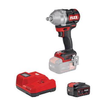 ΜΠΟΥΛΟΝΟΚΛΕΙΔΟ ΜΠΑΤΑΡΙΑΣ FLEX IW 1/2" 750 18.0-EC/ 5.0 Set ΜΠΟΥΛΟΝΟΚΛΕΙΔΑ ΜΠΑΤΑΡΙΑΣ