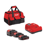 ΚΑΤΣΑΒΙΔΙ ΓΥΨΟΣΑΝΙΔΑΣ ΜΠΑΤΑΡΙΑΣ & ΠΕΡΙΣΤΡΟΦΙΚΟ ΠΙΣΤΟΛΕΤΟ ΜΠΑΤΑΡΙΑΣ FLEX ΣΕΤ ΕΡΓΑΛΕΙΩΝ