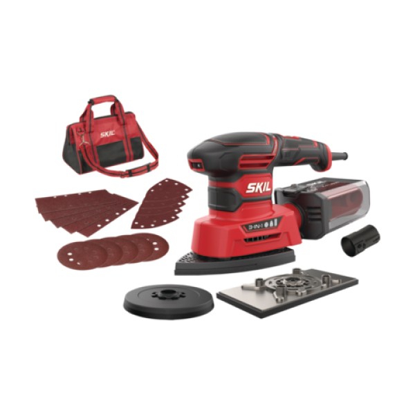 ΠΟΛΥΤΡΙΒΕΙΟ 250W, 7280DA, Ø125mm, 92x185, 152x102mm +ΤΣΑΝΤΑ, SKIL Red ΗΛΕΚΤΡΙΚΑ ΕΡΓΑΛΕΙΑ