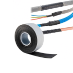 Μαύρη Αυτοβουλκανιζόμενη ταινία επισκευής σωλήνων,καλωδίων 25mmX3m ΜΟΝΩΤΙΚΗ ΤΑΙΝΙΑ