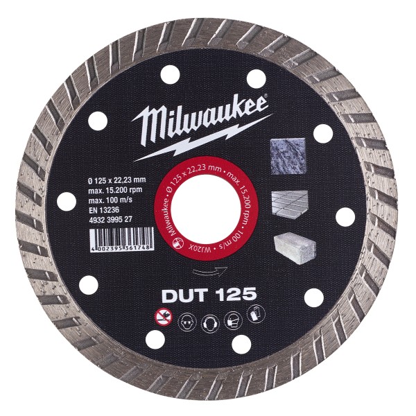 ΔΙΑΜΑΝΤΟΔΙΣΚΟΣ DUT 125x22 Milwaukee 4932399527 Ηλεκτρικά Εργαλεία