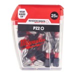 Σετ 25 Τμχ Μύτες Shockwave Impact Duty PZ2 x 25mm Milwaukee 4932430864 Είδη Προστασίας