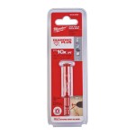 ΤΡΥΠΑΝΙ ΓΡΑΝΙΤΗ DIAMOND PLUS ΜΕ ΥΠΟΔΟΧΗ HEX 1/4'' 10MM Milwaukee 49560509 Εργαλεία Χειρός