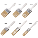 SVS Πινέλο Βαφής Ημίδιπλο Με Ξανθιά Τρίχα Και λευκή πλαστική λαβή Χρώματα - Υλικά Βαφής