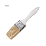 SVS Πινέλο Βαφής Ημίδιπλο Με Ξανθιά Τρίχα Και λευκή πλαστική λαβή Χρώματα - Υλικά Βαφής