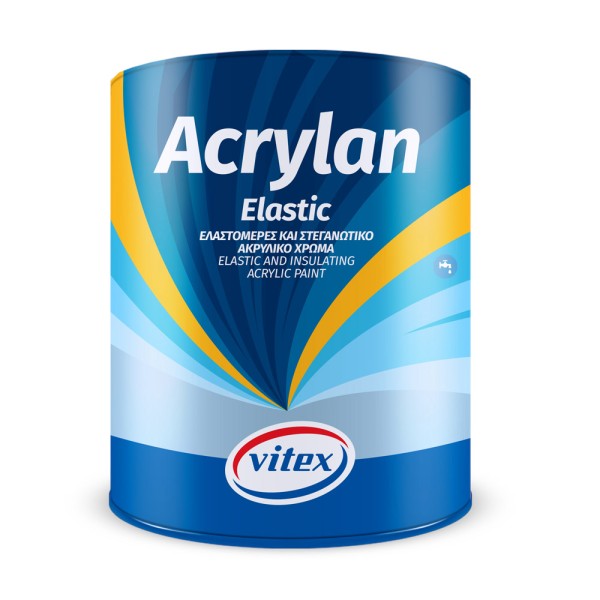 ACRYLAN  ELASTIC ΛΕΥΚΟ 3 L