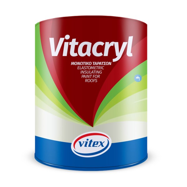 VITACRYL ΜΟΝ/ΚΟ ΤΑΡΑΤΣΩΝ ΛΕΥΚΟ 750 mL Θερμομόνωση - Κονιάματα
