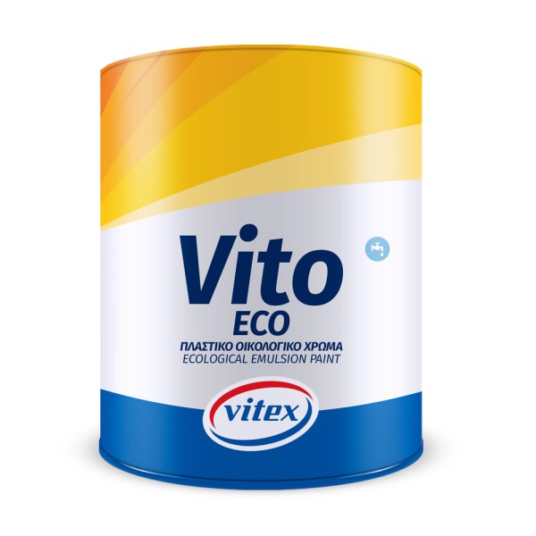 Πλαστικό Χρώμα Vitex VITO ECO ΛΕΥΚΟ 3 L ΧΡΩΜΑΤΑ - ΧΡΩΜΑΤΑ ΤΟΙΧΟΥ