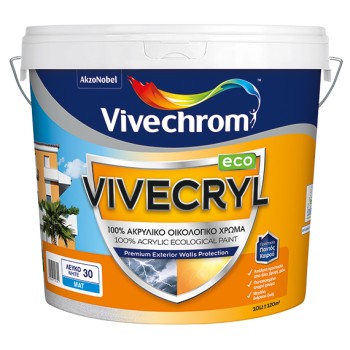 VIVECRYL ECO BASE TR 2,9 L (ΑΠΟΚΛΕΙΣΤΙΚΑ ΓΙΑ ΧΡΩΜΑΤΙΣΜΟ ΣΕ ΜΗΧΑΝΗ) ΧΡΩΜΑΤΑ - ΧΡΩΜΑΤΑ ΤΟΙΧΟΥ