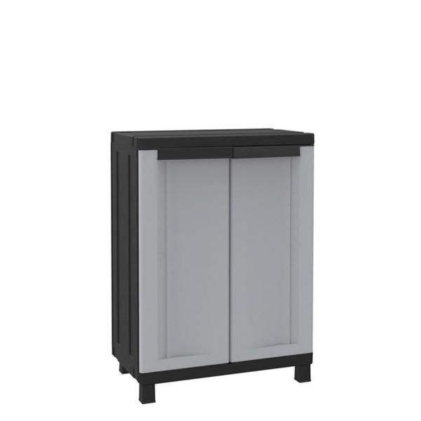 NTOYΛAΠA"TWIST BLACK 680"680Χ390Χ915 ΓΚΡΙ/ΜΑΥΡΗ ΠΛΑΣΤΙΚΟ ΝΤΟΥΛΑΠΙ ΜΠΑΛΚΟΝΙΟΥ