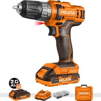 Δραπανοκατσάβιδο HOJITA 45Nm μπαταρίας 20V Βαλιτσάκι ΔΡΑΠΑΝΟΚΑΤΣΑΒΙΔΑ ΜΠΑΤΑΡΙΑΣ