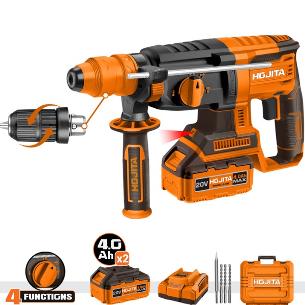Περιστροφικό κρουστικό πιστολέτο HOJITA Brushless 26mm με ταχυτσοκ - μπαταρία 20V Βαλιτσάκι ΠΕΡΙΣΤΡΟΦΙΚΑ ΠΙΣΤΟΛΕΤΑ Περιστροφικό κρουστικό πιστολέτο HOJITA Brushless 26mm με ταχυτσοκ - μπαταρία 20V Βαλιτσάκι ΠΕΡΙΣΤΡΟΦΙΚΑ ΠΙΣΤΟΛΕΤΑ