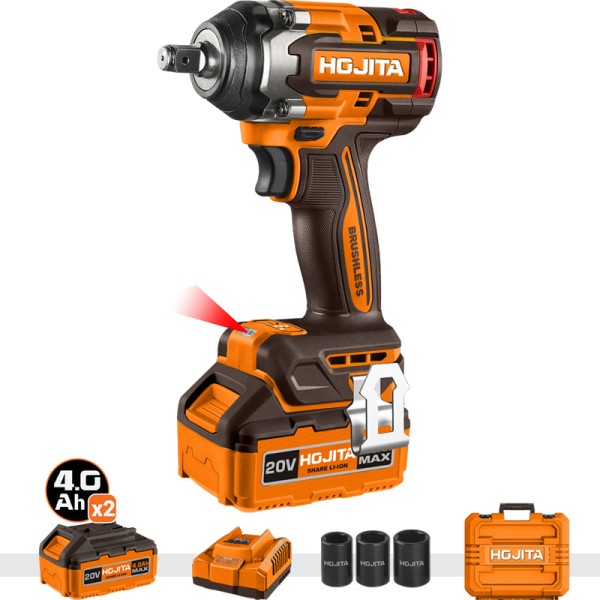 Μπουλονόκλειδο HOJITA Brushless 500Nm μπαταρίας 20V Βαλιτσάκι ΜΠΟΥΛΟΝΟΚΛΕΙΔΑ ΜΠΑΤΑΡΙΑΣ Μπουλονόκλειδο HOJITA Brushless 500Nm μπαταρίας 20V Βαλιτσάκι ΜΠΟΥΛΟΝΟΚΛΕΙΔΑ ΜΠΑΤΑΡΙΑΣ