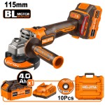 Γωνιακός τροχός HOJITA Brushless 115mm -3 ταχυτήτων μπαταρίας 20V ΓΩΝΙΑΚΟΙ ΤΡΟΧΟΙ ΜΠΑΤΑΡΙΑΣ