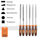 Λίμες 140mm σετ 6τεμ. Ράσπες & Λίμες