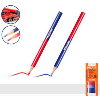 Μολύβι δίχρωμο σετ 12τεμ. Μαρκαδόροι & Μολύβια